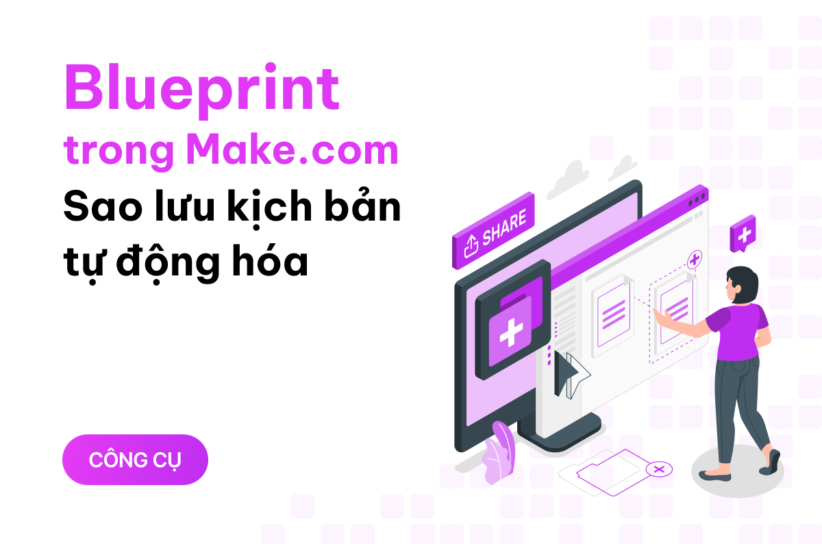 Tìm hiểu Blueprint trong Make.com: Bí quyết giúp sao lưu kịch bản tự động hóa 