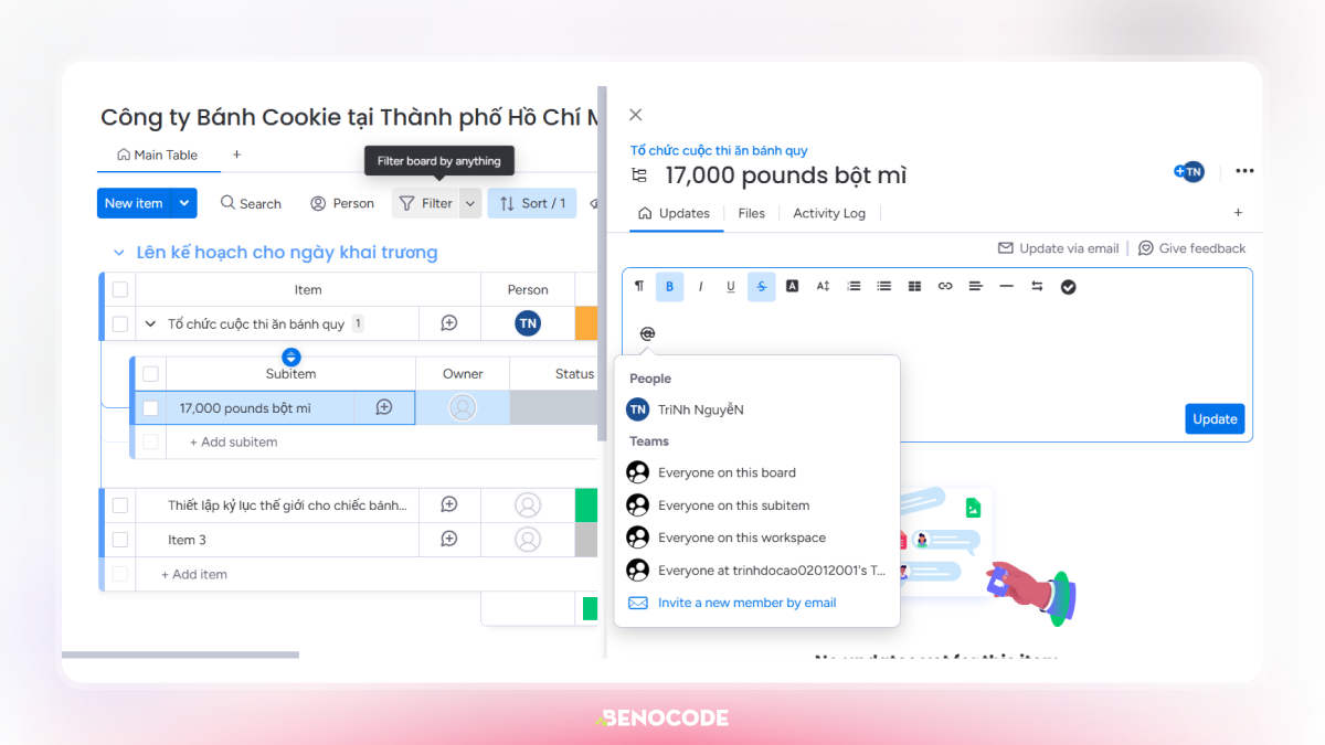 H&igrave;nh 4 Th&ecirc;m C&aacute;c Subitems V&agrave; Cập Nhật