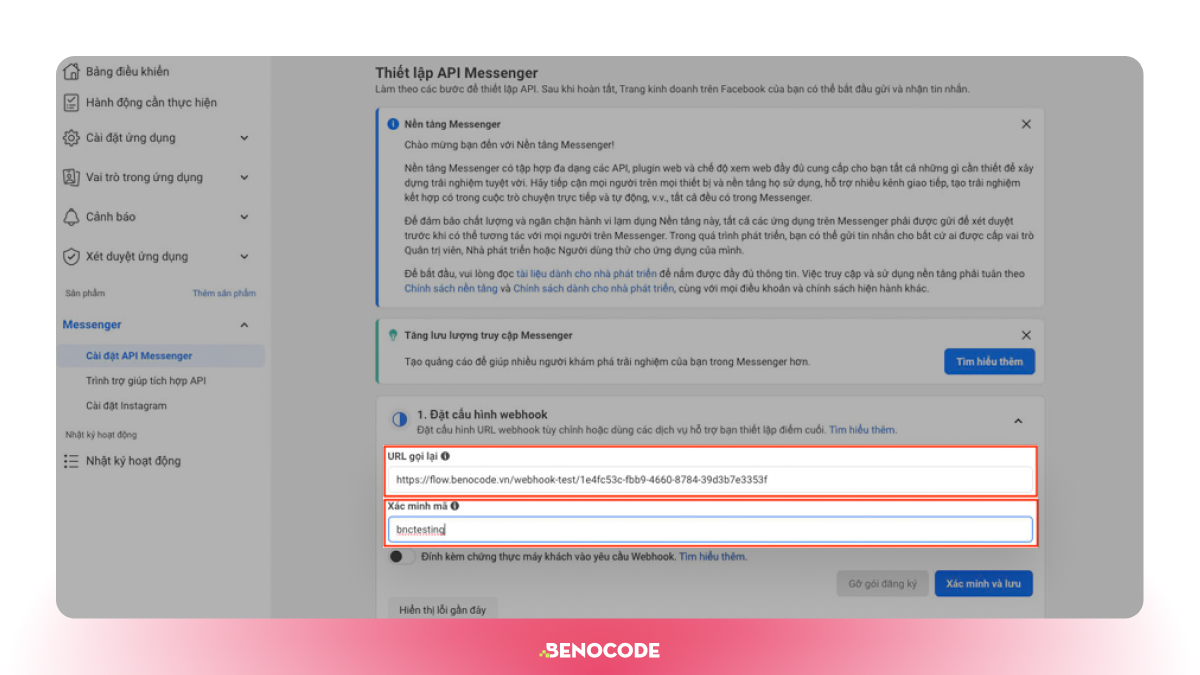 Dat Cau Hinh Webhook