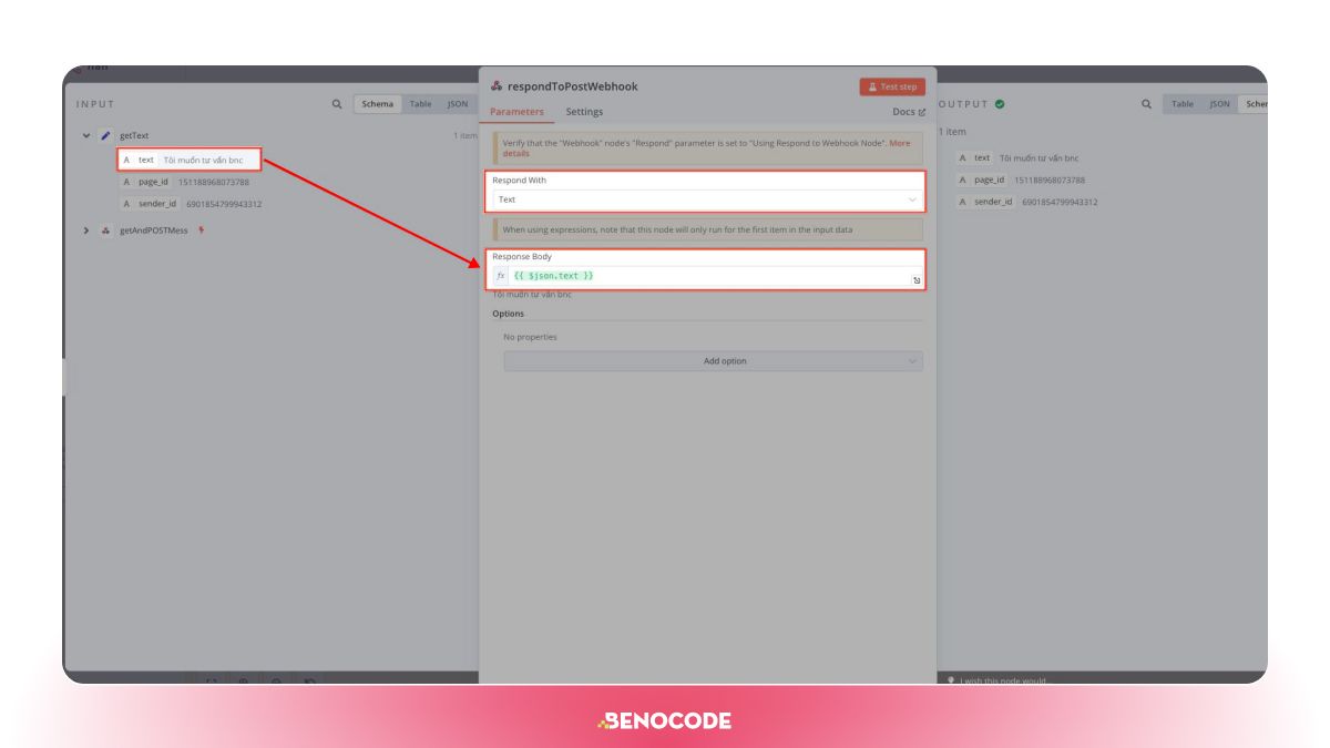 Thiet Lap Respond to Webhook Cho Post