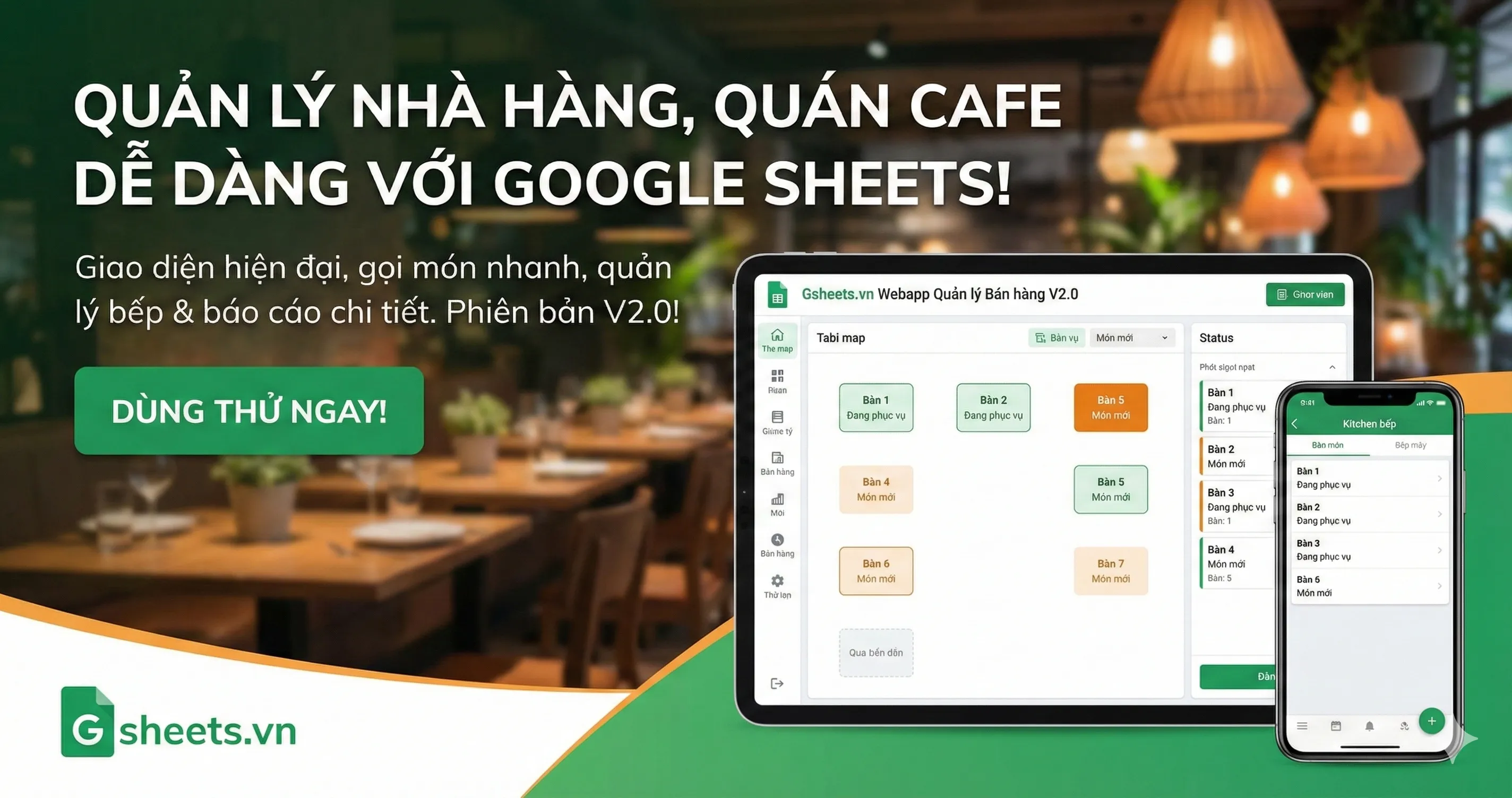 giai phap ban hang danh cho quan an quan nhau tra sua cafe nho