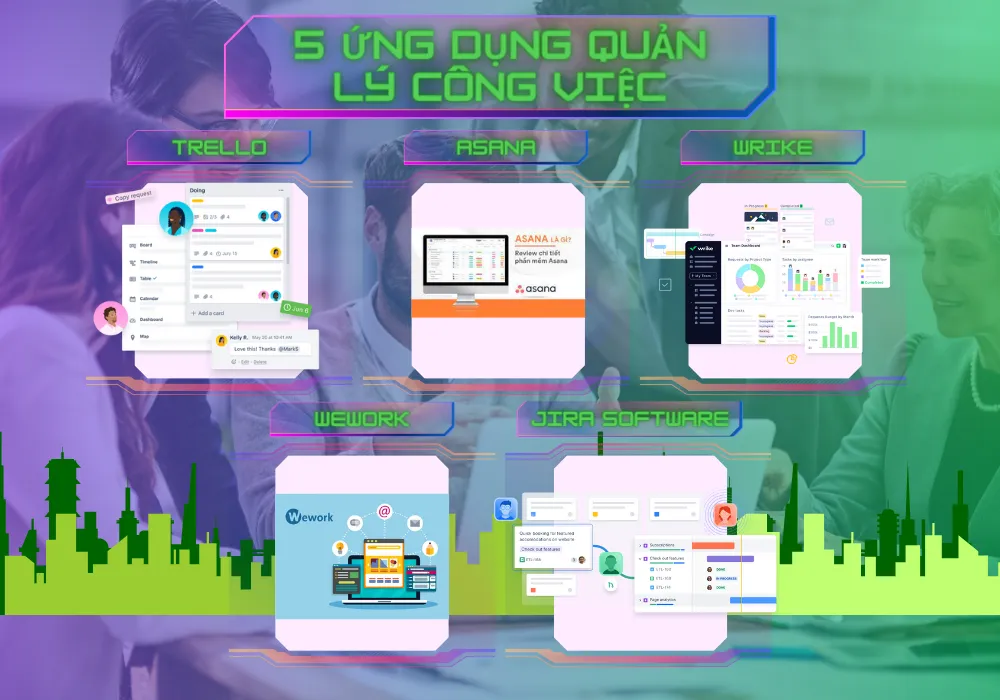 review 5 ung dung quan ly cong viec pho bien nhat hien nay