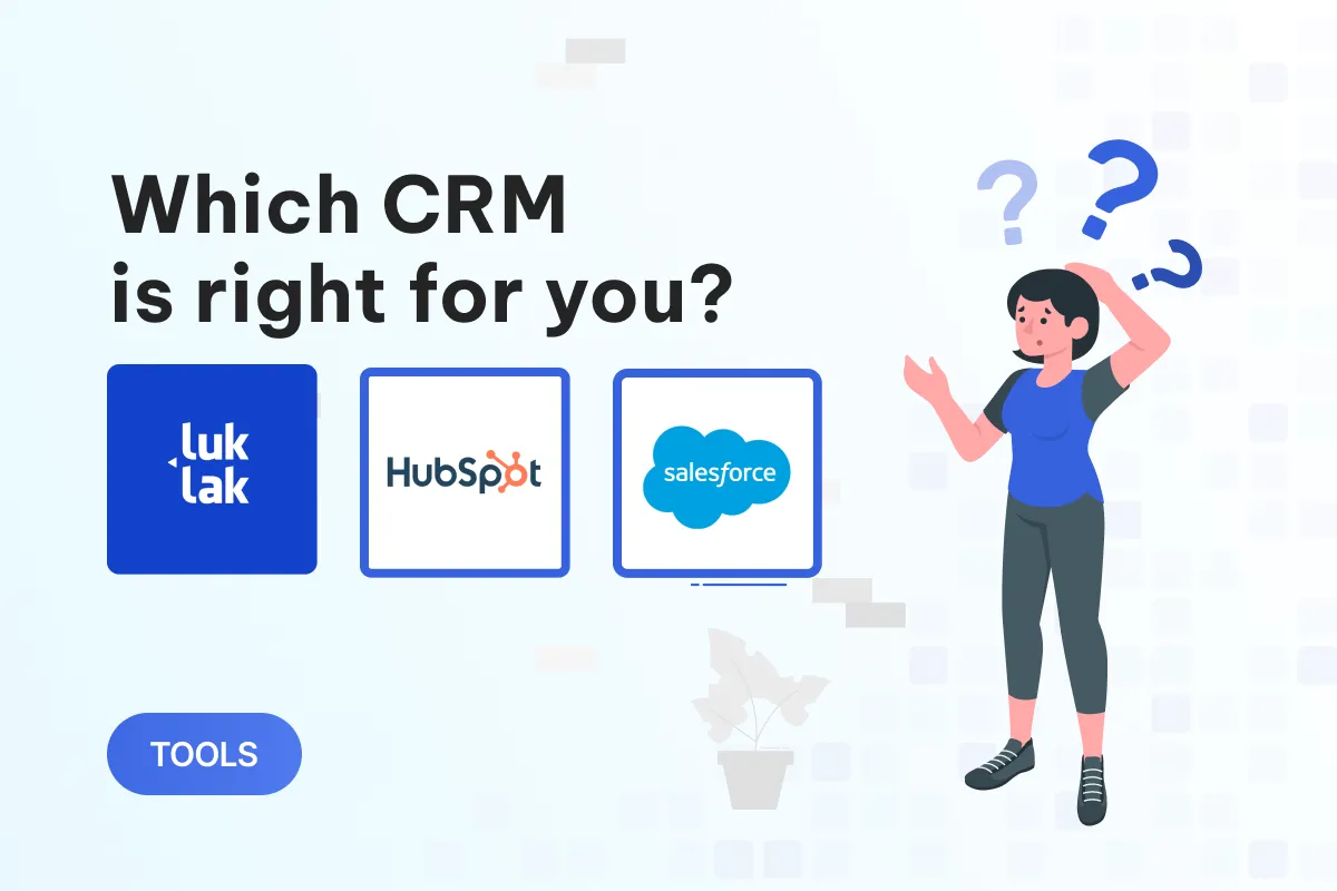 detailed comparison luklak vs top crms on the market salesforce hubspot