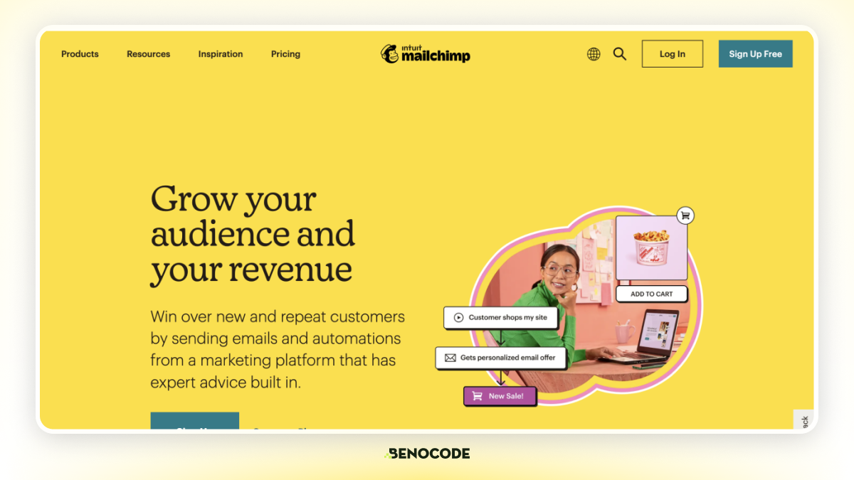 Thiet Ke Landing Page Voi Mailchimp